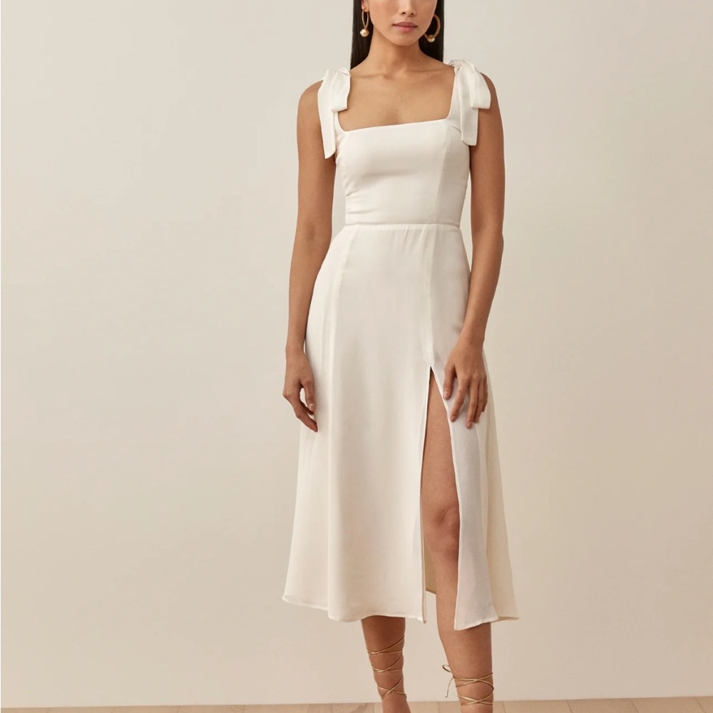 Reformation Twilight Dress in Ivory